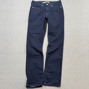 Levi's 314 Jeans Women's 6L Blue Indigo Wash Denim Shaping Straight Leg Slim Fit
